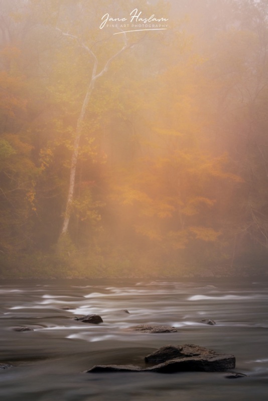 Early morning mist on the Housatonic River in CT