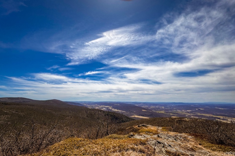 The view south from Alander Mountain, New York